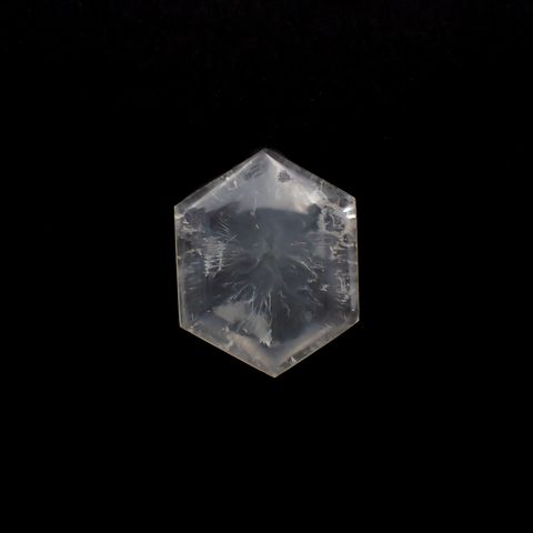 トラピッチェクォーツ 偏光板2枚付き コロンビア・ボヤカ産 27.98ct / 24x22.2mm前後 [230823256]