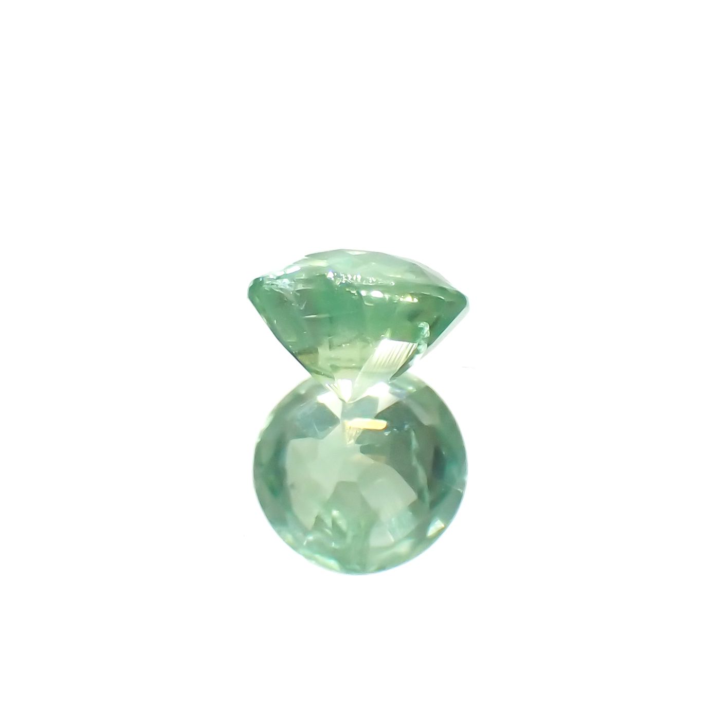 グリーンカイヤナイト タンザニア産 0.62ct[230220577]5.1x5mm前後