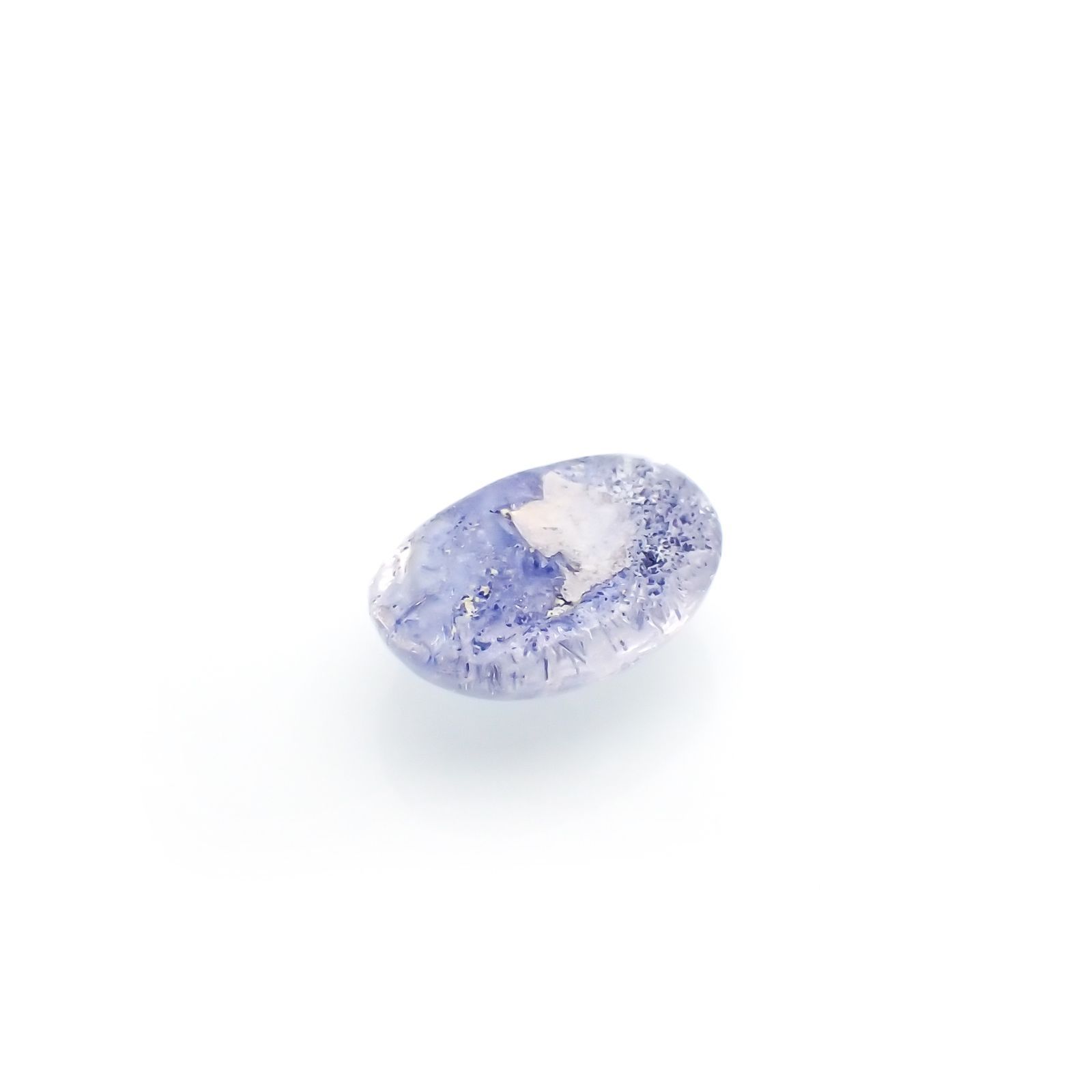 デュモルチェライトインクォーツ ブラジル産 1.93ct [220115282]9.7x7.2mm前後