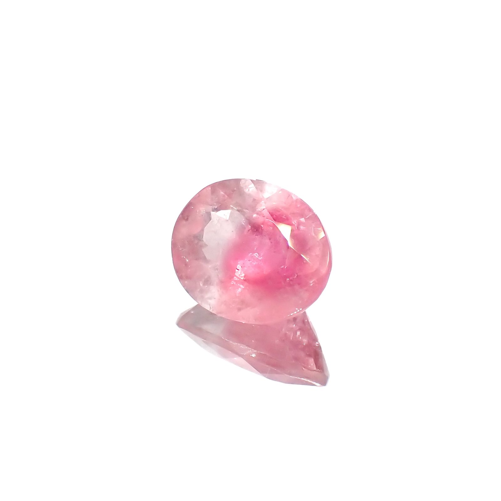 ピンククリスタルトルマリン(宝石名ピンク・トルマリン)コンゴ民主共和国産 2.59ct 識別済[230823226]10.1x8mm前後