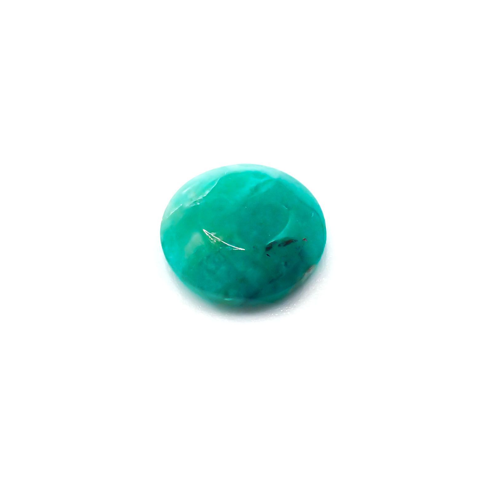 マトリックスアマゾナイト(アマゾナイトインクォーツ/フェルドスパー) ブラジル産 2.96ct[231023999]11.1x11.1mm前後