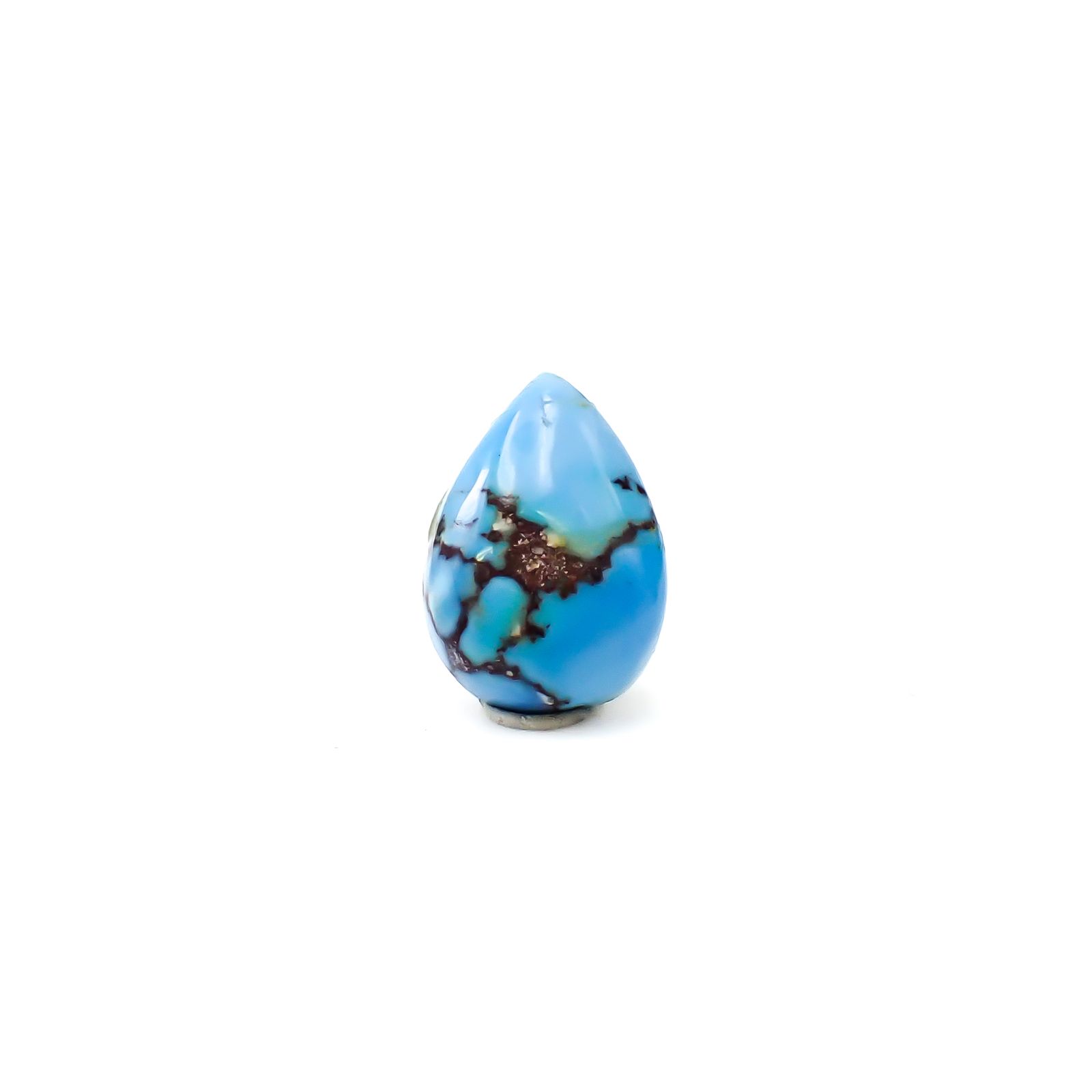 ターコイズ カザフスタン・ゴールデンヒル鉱山産 1.76ct / 10.2x7.1mm前後 [260632395]