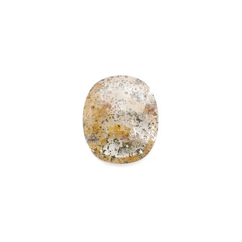 パイライトインクォーツ ブラジル産 37.57ct[220515770]27.7x23.6mm前後