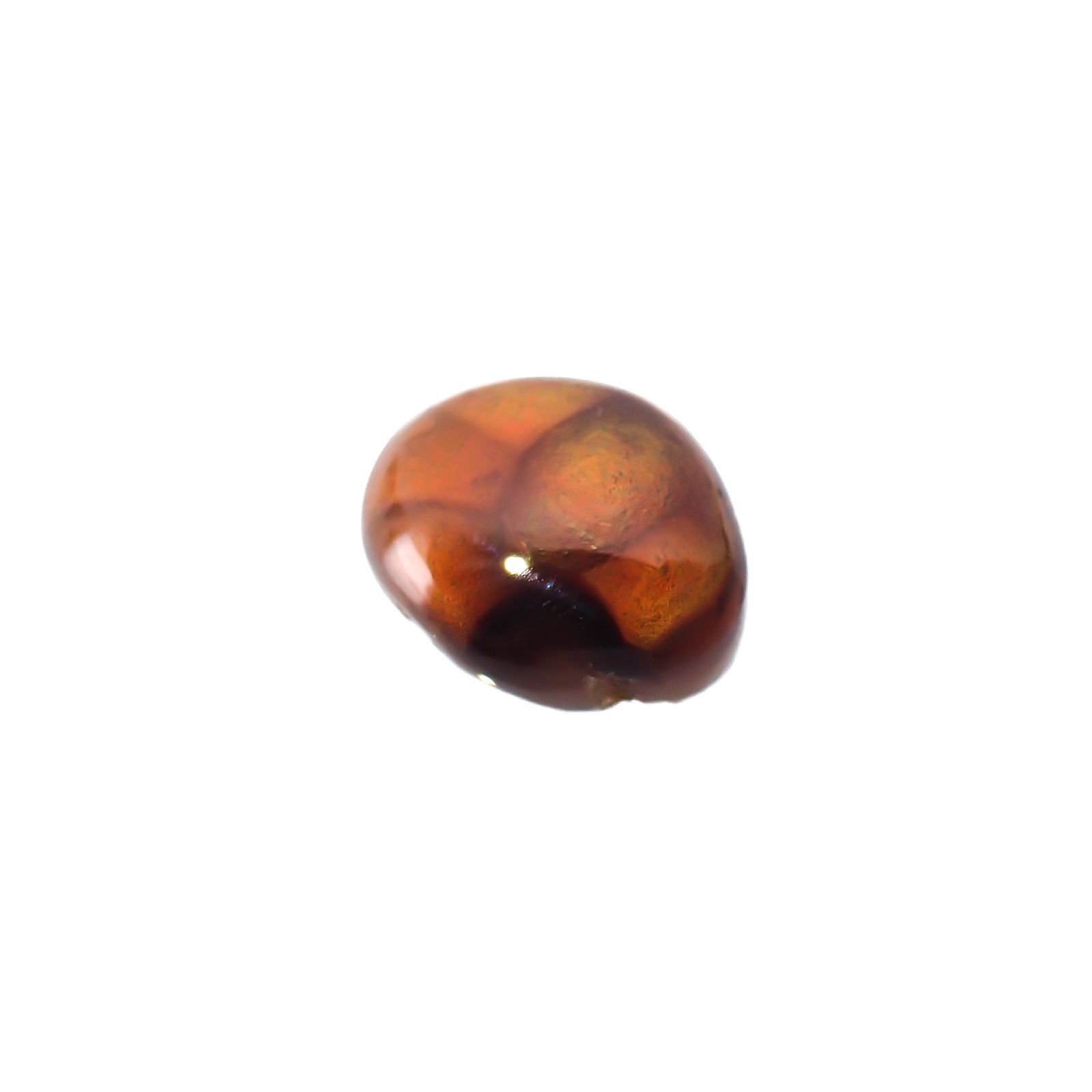 ◇フリーフォーム◇ファイヤーアゲート メキシコ産 4.40ct[220917761]11.9x10.1mm前後