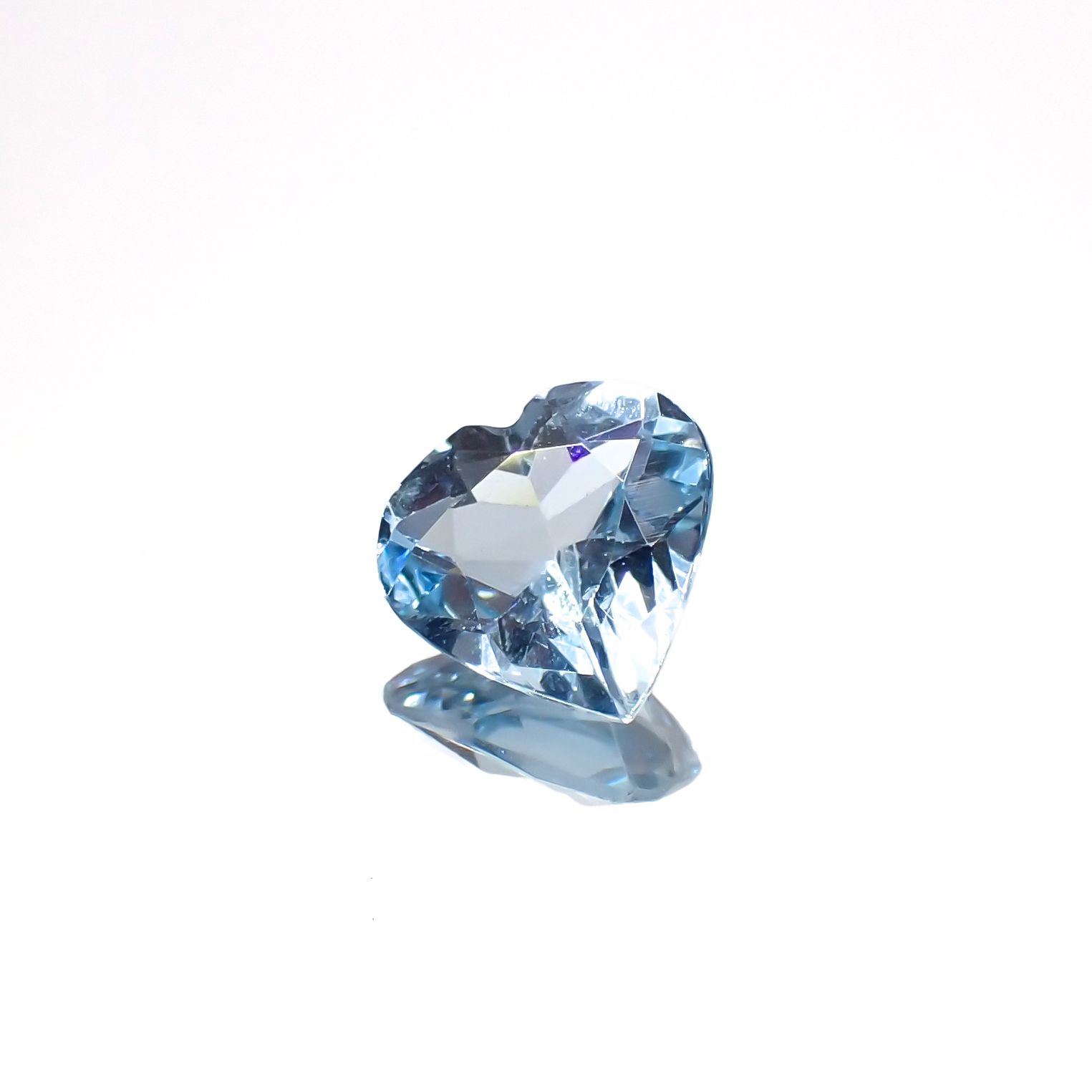 サンタマリアアクアマリン ブラジル産 1.15ct[231224583]7.9x7.9mm前後