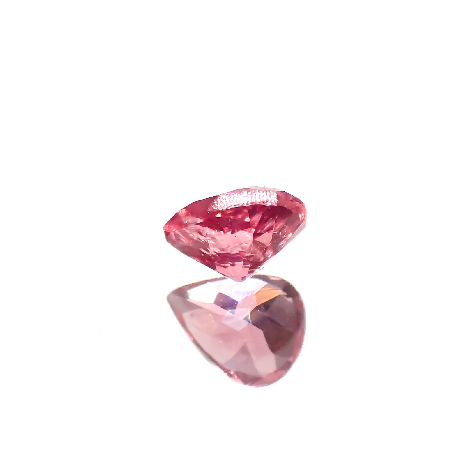 ピンクスピネル パパラチャカラー タンザニア産 0.17ct[230421858]4x3.1mm前後