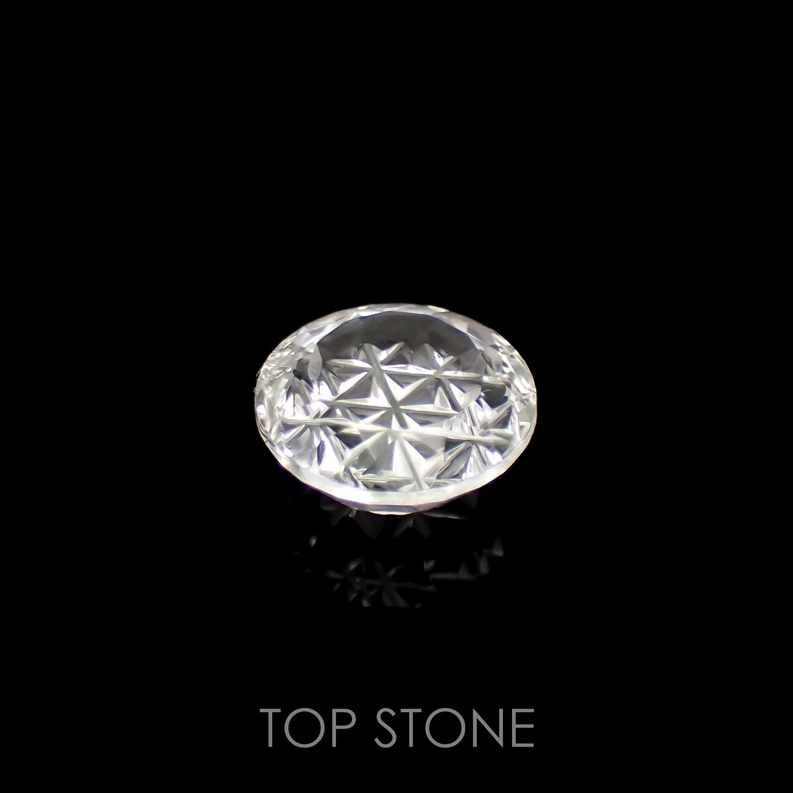 ◇甲州貴石切子Plus Three◇ダンビュライト カード付き(宝石名ダンブライト)メキシコ産 1.83ct 識別済[221018581]8.1x8.1mm前後