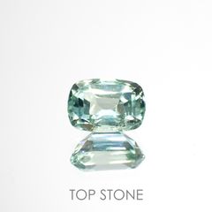 ブルーグリーントルマリン(宝石名トルマリン)アフガニスタン産 0.72ct 識別済[221018344]6.4x4.5mm前後