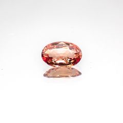 パパラチャサファイア スリランカ産 0.459ct CGL鑑付[20107261]6×4mm前後