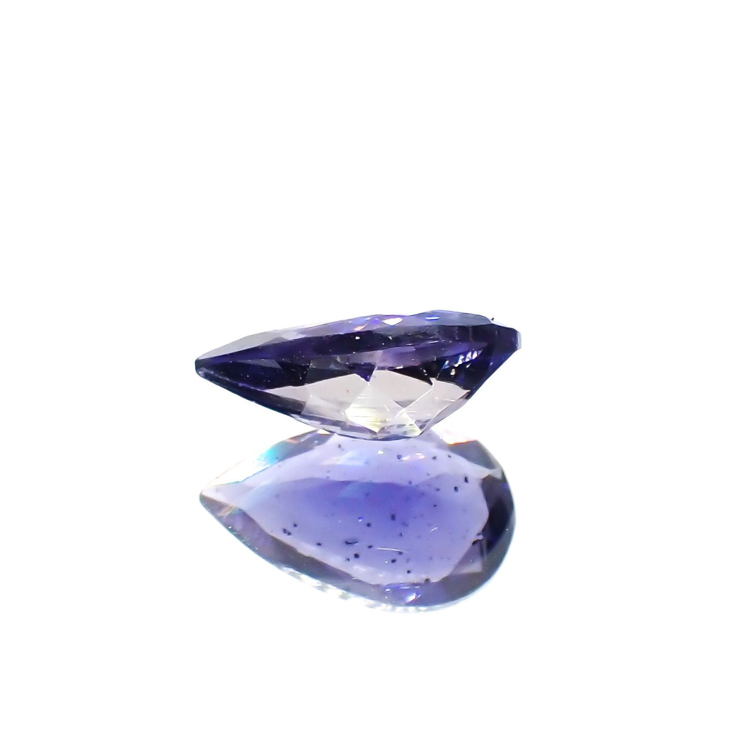 アイオライトサンストーン インド/ブラジル産 0.59ct[230923334]7.9x5.1mm前後