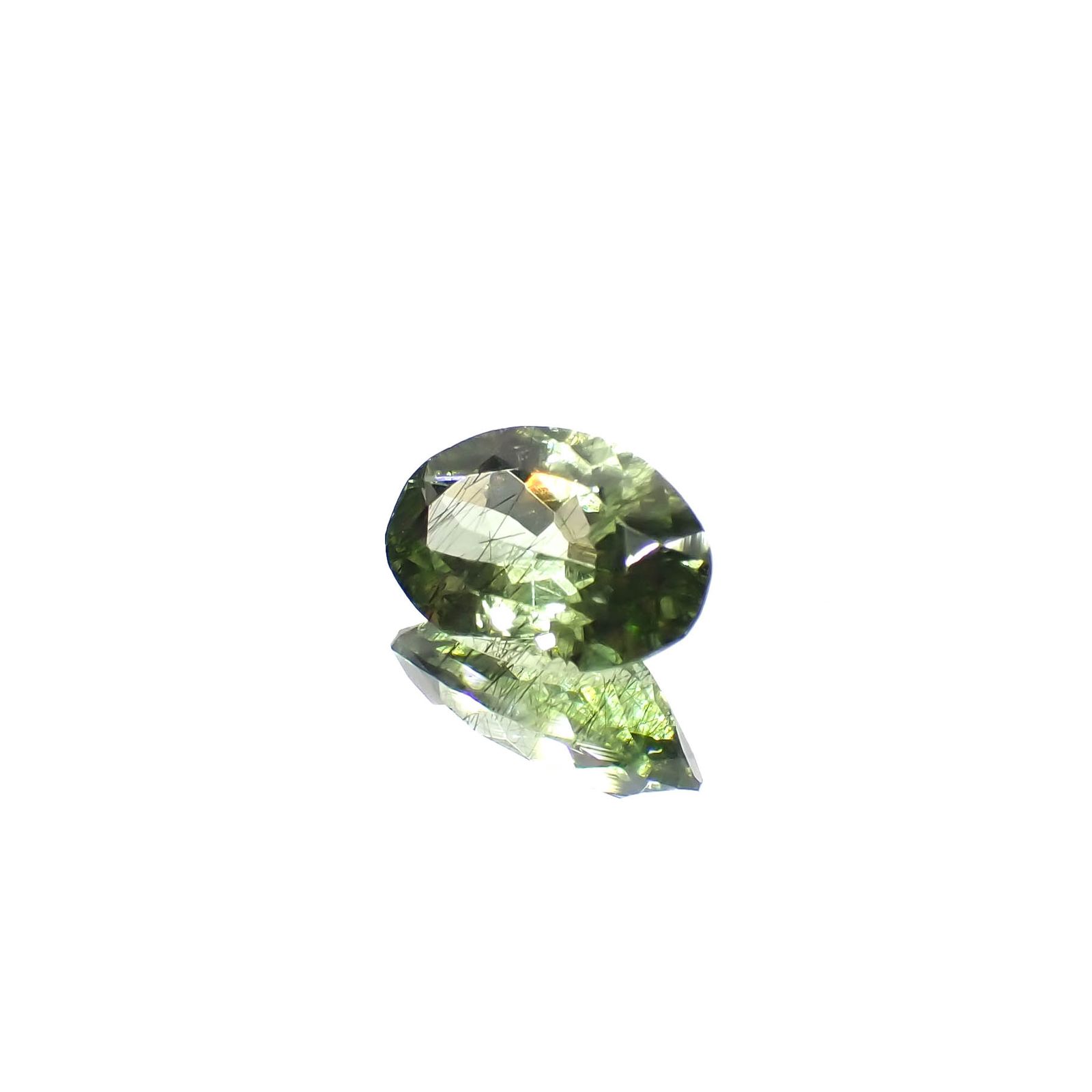 ルドウィジャイトインペリドット パキスタン産 1.60ct[230321239]9.4x6.3mm前後