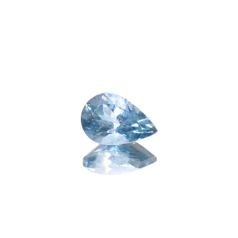 アクアマリン サンタマリアカラー マダガスカル産 1.17ct[240326971]8.8x5.9mm前後