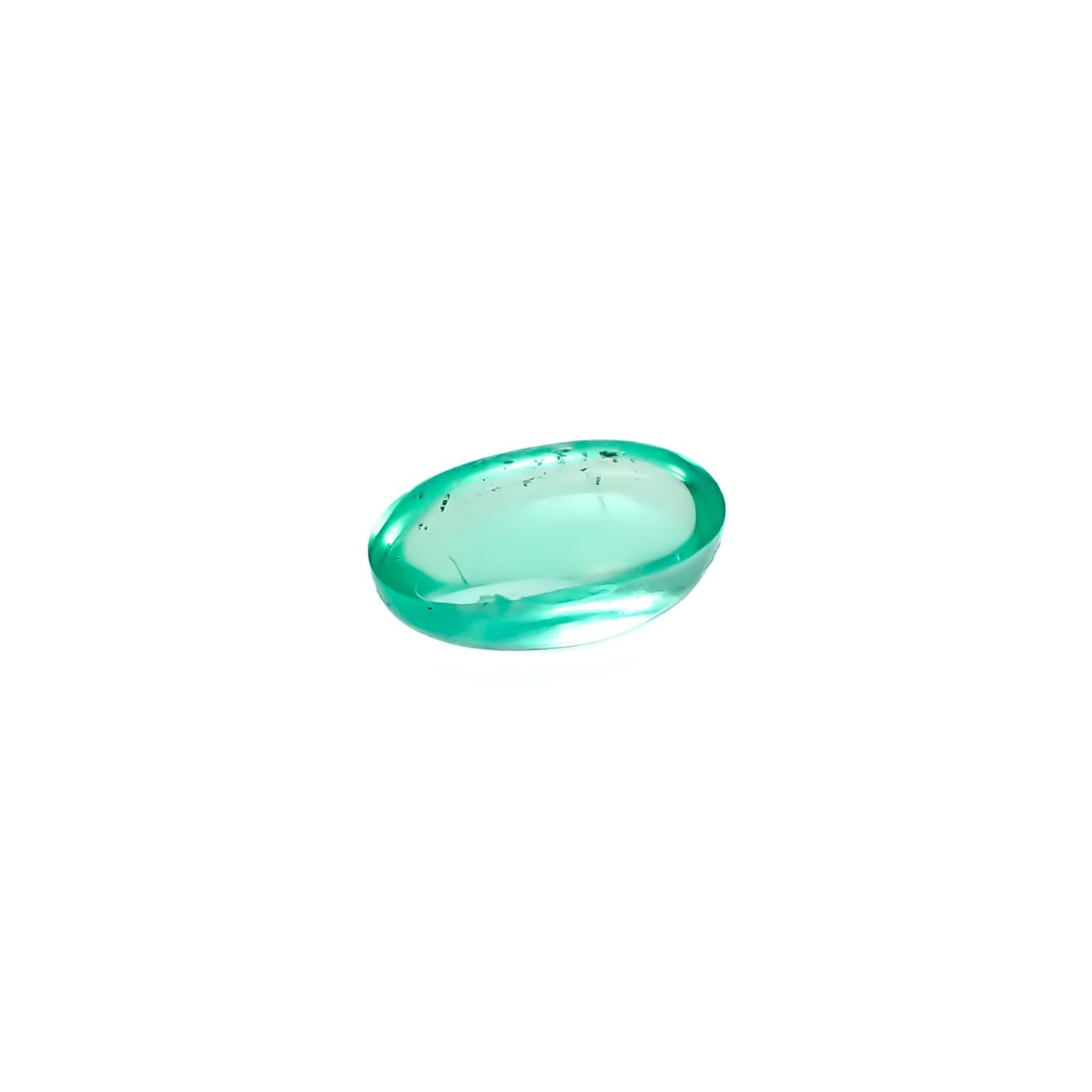 エメラルドキャッツアイ コロンビア産 0.40ct [241229550]5.9x3.9mm前後
