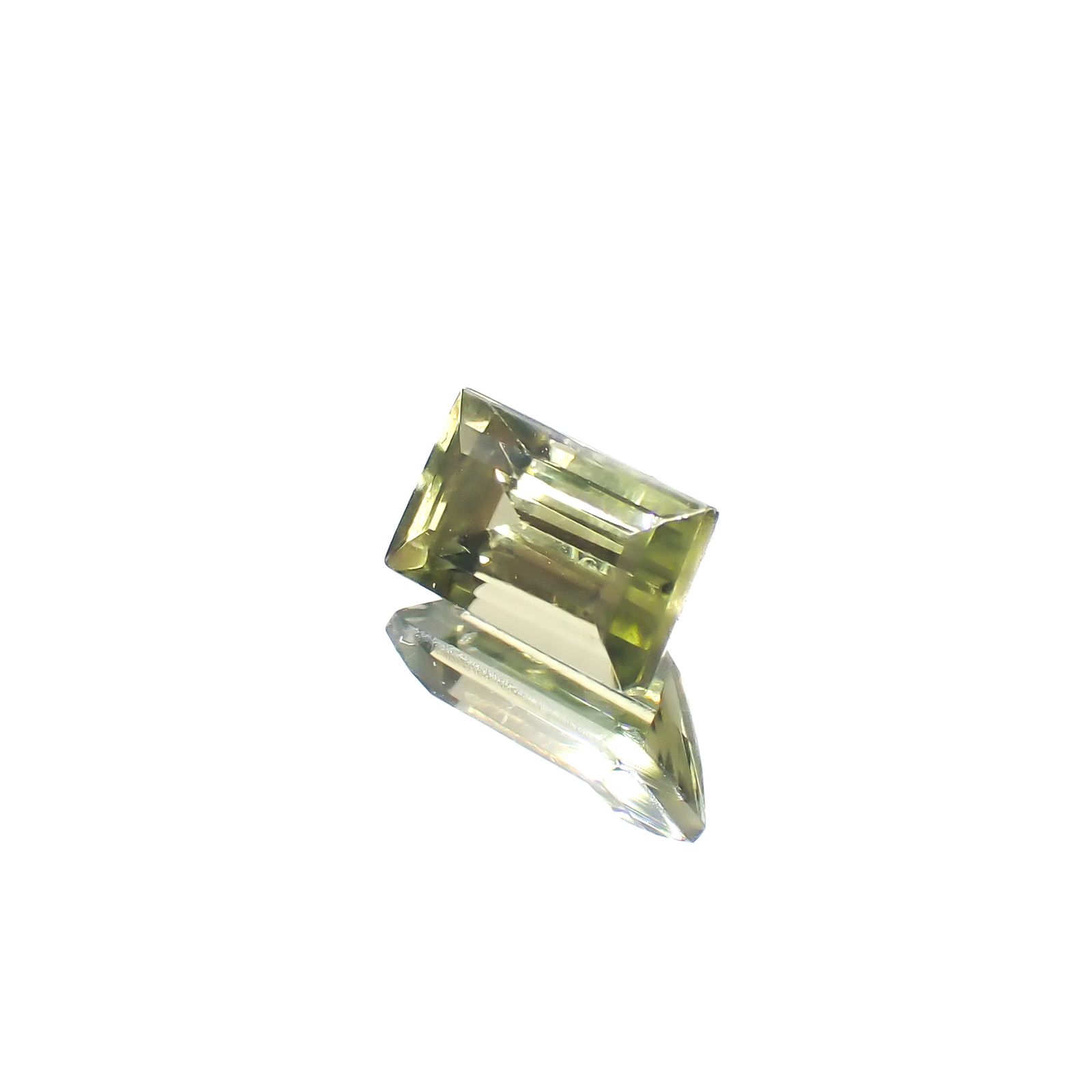 グリーンジルコン スリランカ/カンボジア産 1.21ct[240728533]7.1x4.1mm前後