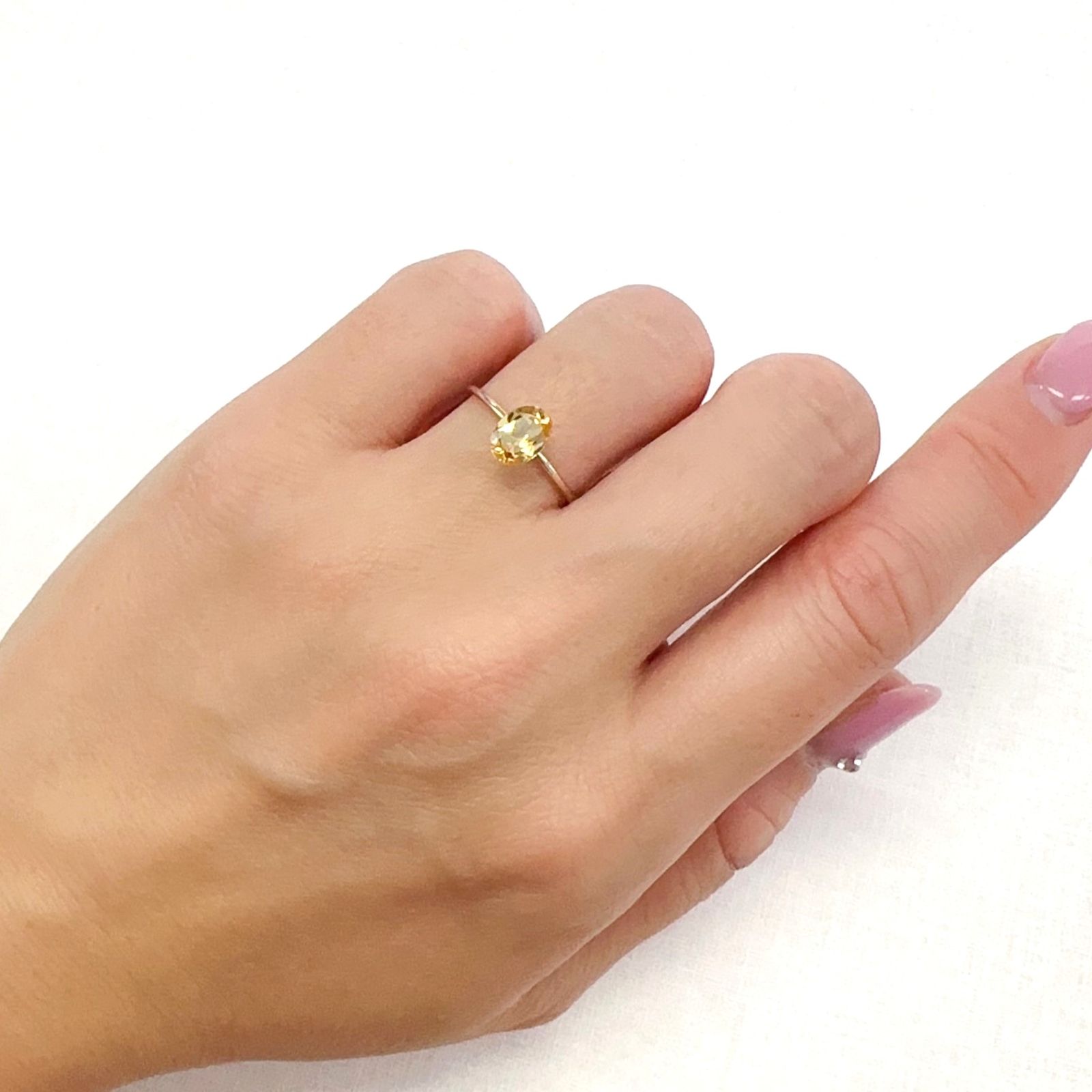 インペリアルガーネット(宝石名ヘソナイト・ガーネット)スリランカ産 0.86ct 識別済[231224367]7x5mm前後