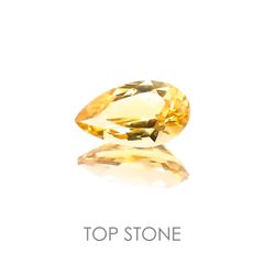 インペリアルトパーズ ブラジル産 ルース 0.52ct[20117853]6.8×3.9mm前後