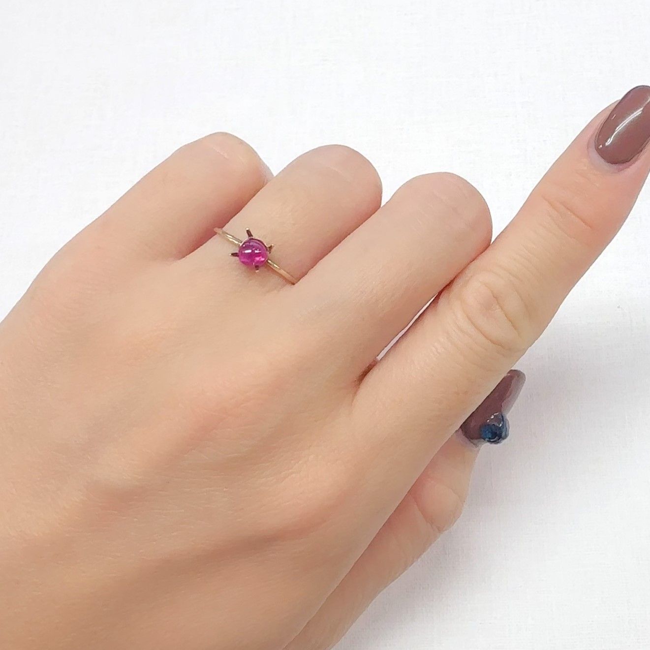 ルビー 非加熱(宝石名ルビー)ビルマ産 0.67ct 識別済[240628061