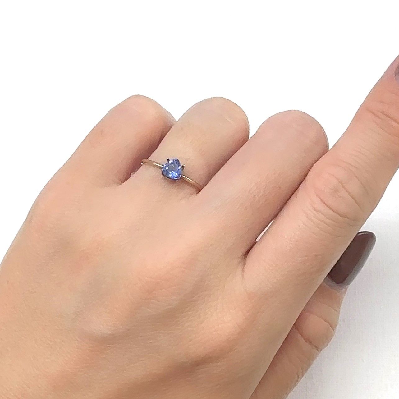 ハックマナイト アフガニスタン産 0.38ct [241029366]4.8x4.9mm前後