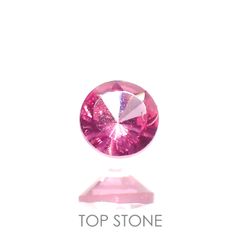 ホットピンクスピネル(宝石名ピンク・スピネル) タンザニア産 0.11ct 識別済[210912581]2.9×2.9mm前後