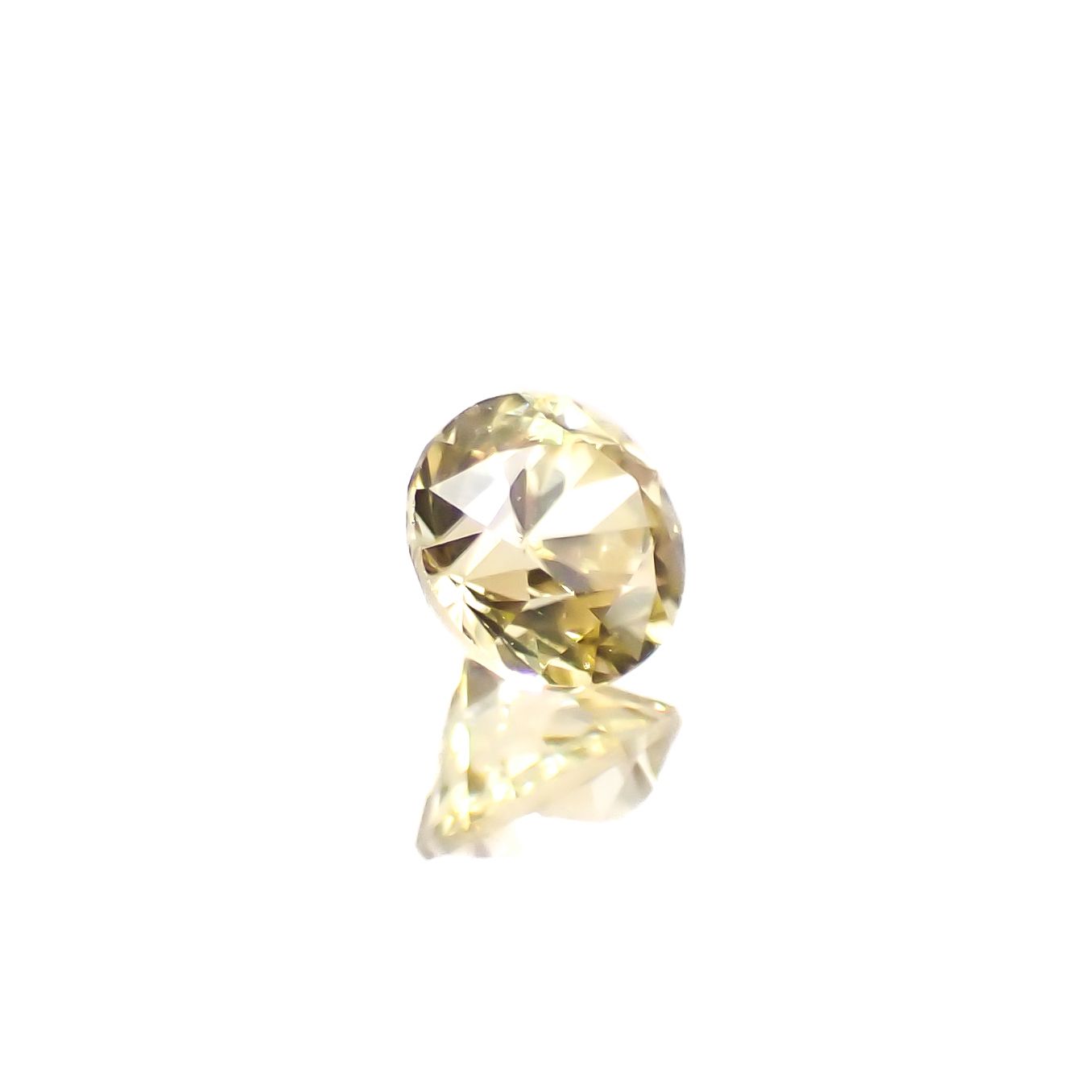 イエロージルコン(宝石名イエロー・ジルコン)スリランカ/カンボジア産 0.41ct 識別済[241129498]4x4mm前後
