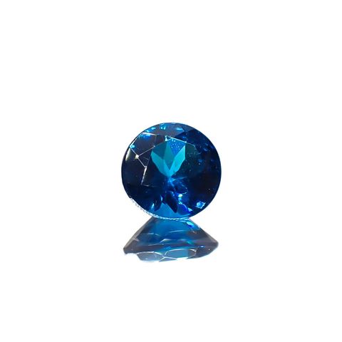 ディープブルーアパタイト マダガスカル産 0.29ct[240828637]4.4x4.4mm前後