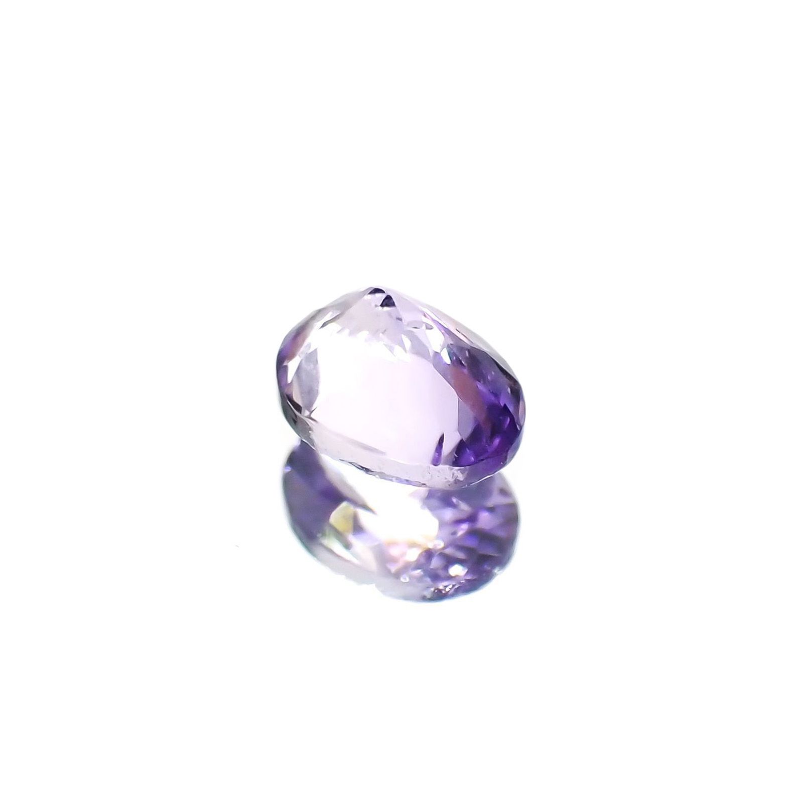 バイオレットゾイサイト(宝石名バイオレット・ゾイサイト)タンザニア産 識別済 0.36ct / 4.9x3.8mm前後 [220114946]