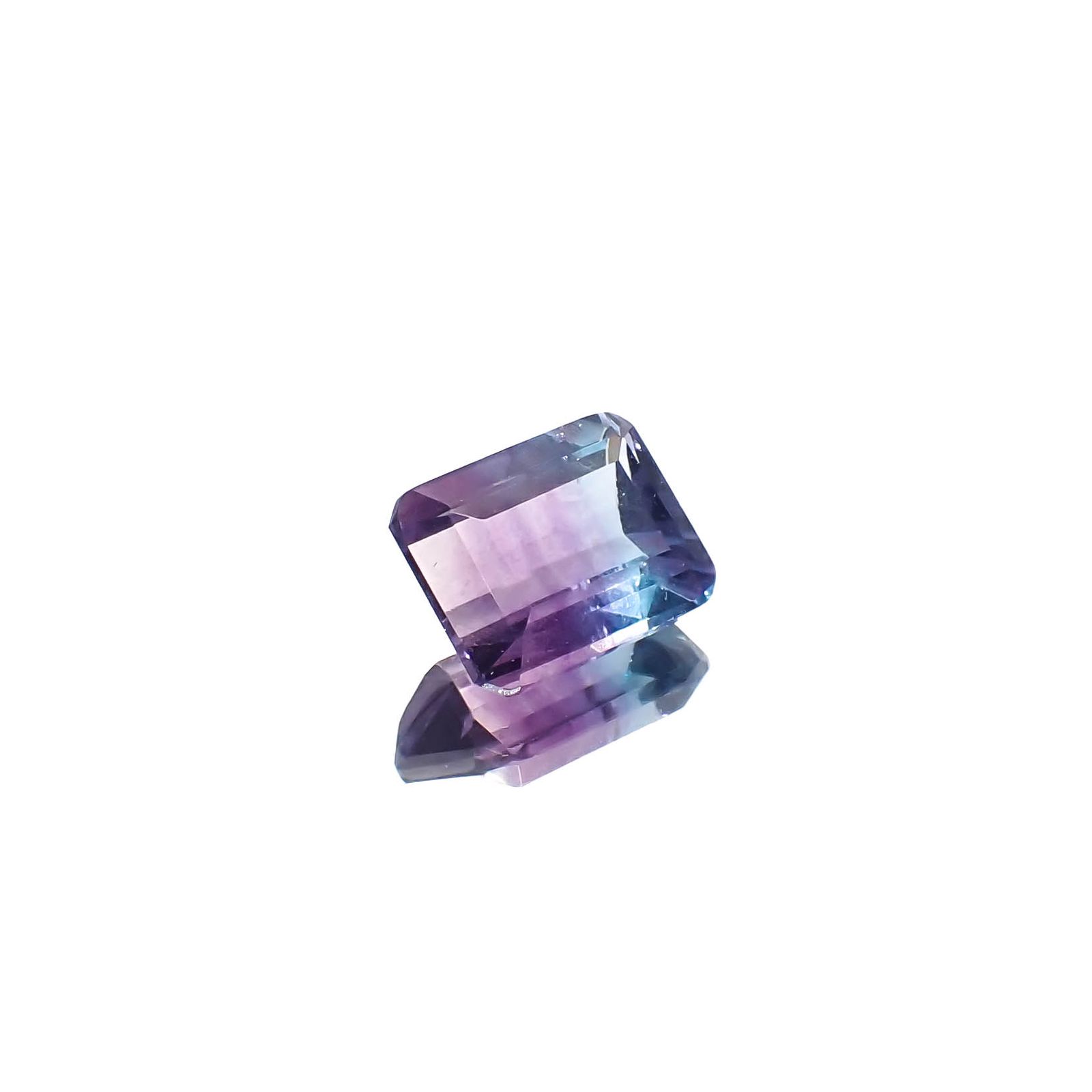 パーティカラーフローライト ブラジル産 2.69ct[230321185]9x7mm前後