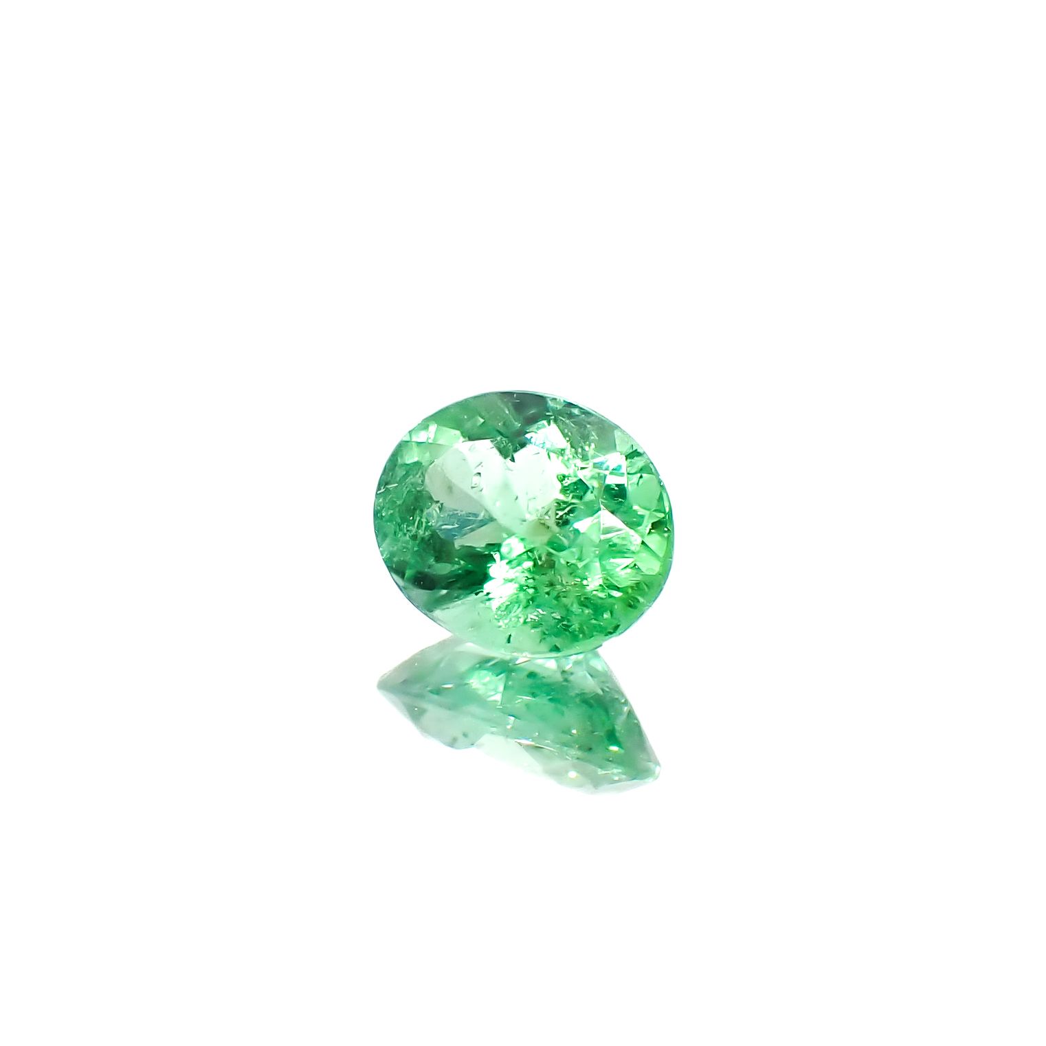 パライバトルマリン ブラジル・パライバ州バターリャ鉱山産 0.59ct[240928733]6x4.9mm前後