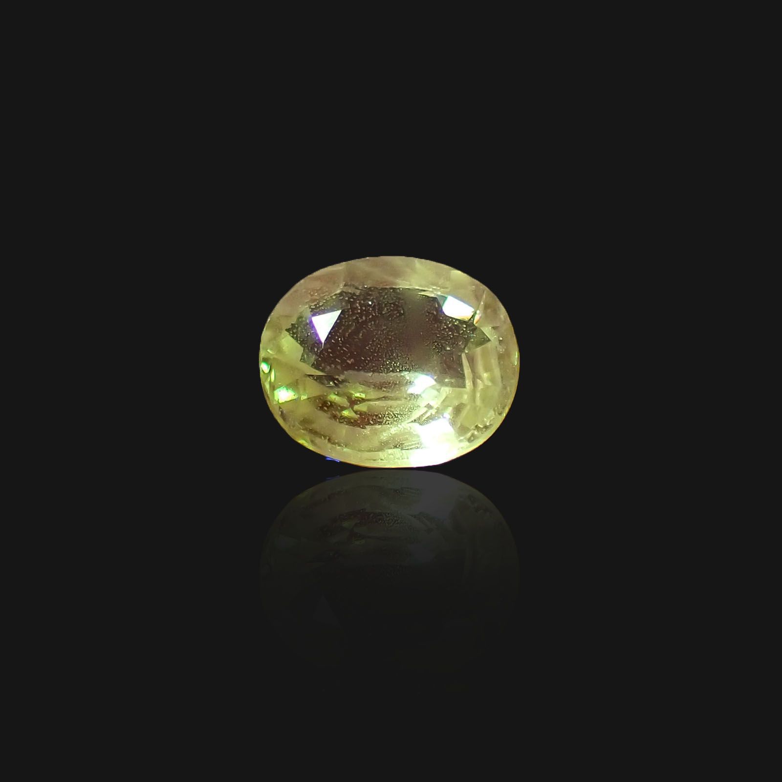 ミントガーネット(宝石名グリーン グロッシュラー・ガーネット)タンザニア・メレラニ鉱山産 1.01ct 識別済[230622488]6.5x5.8mm前後