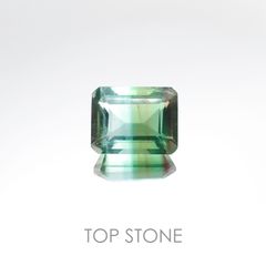 バイカラーフローライト ブラジル産 ルース 2.92ct[20106382]9×7mm前後