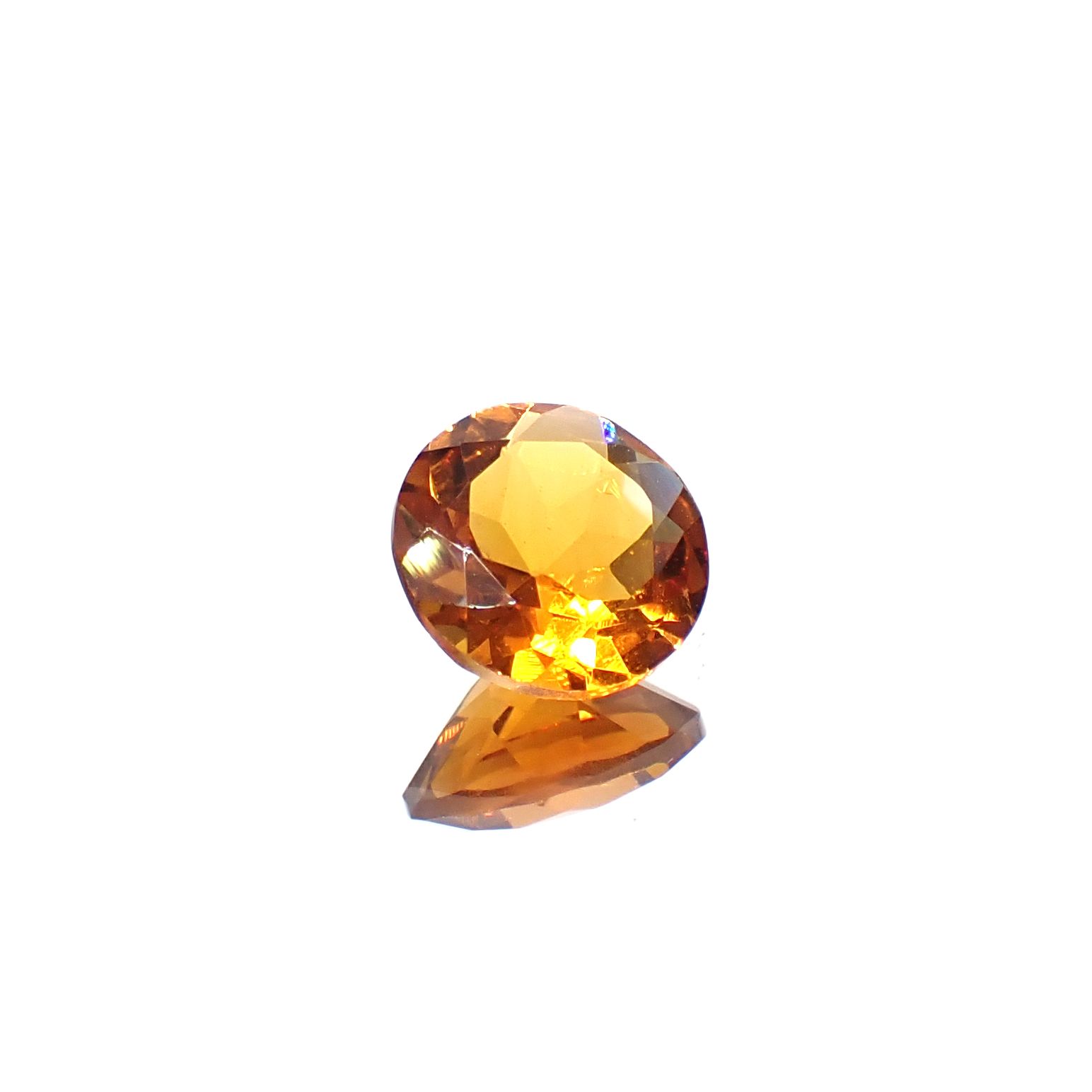 マデイラシトリン ブラジル・ミナスジェライス州産 1.50ct [250630582]8.1x8mm前後