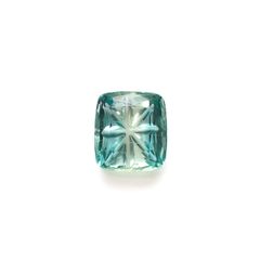 ◇甲州貴石切子Plus Three◇バイカラーカイヤナイト カード付き(宝石名カイヤナイト)ネパール産 1.58ct 識別済[231225069]7.5x6..8mm前後