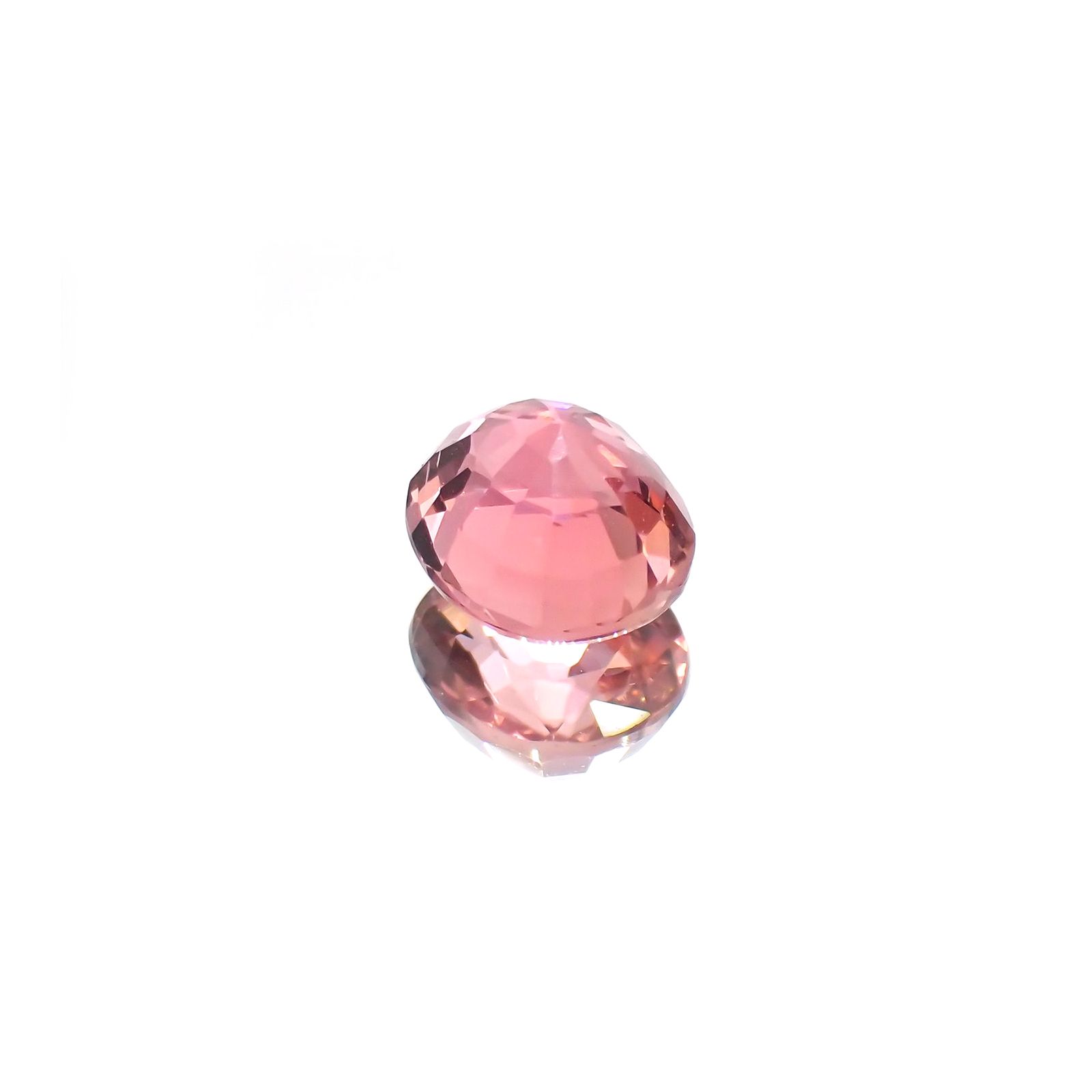 ローズピンクトルマリン(宝石名ピンク・トルマリン)ブラジル/アフリカ産 1.08ct 識別済[220114868]6.5x5.8mm前後