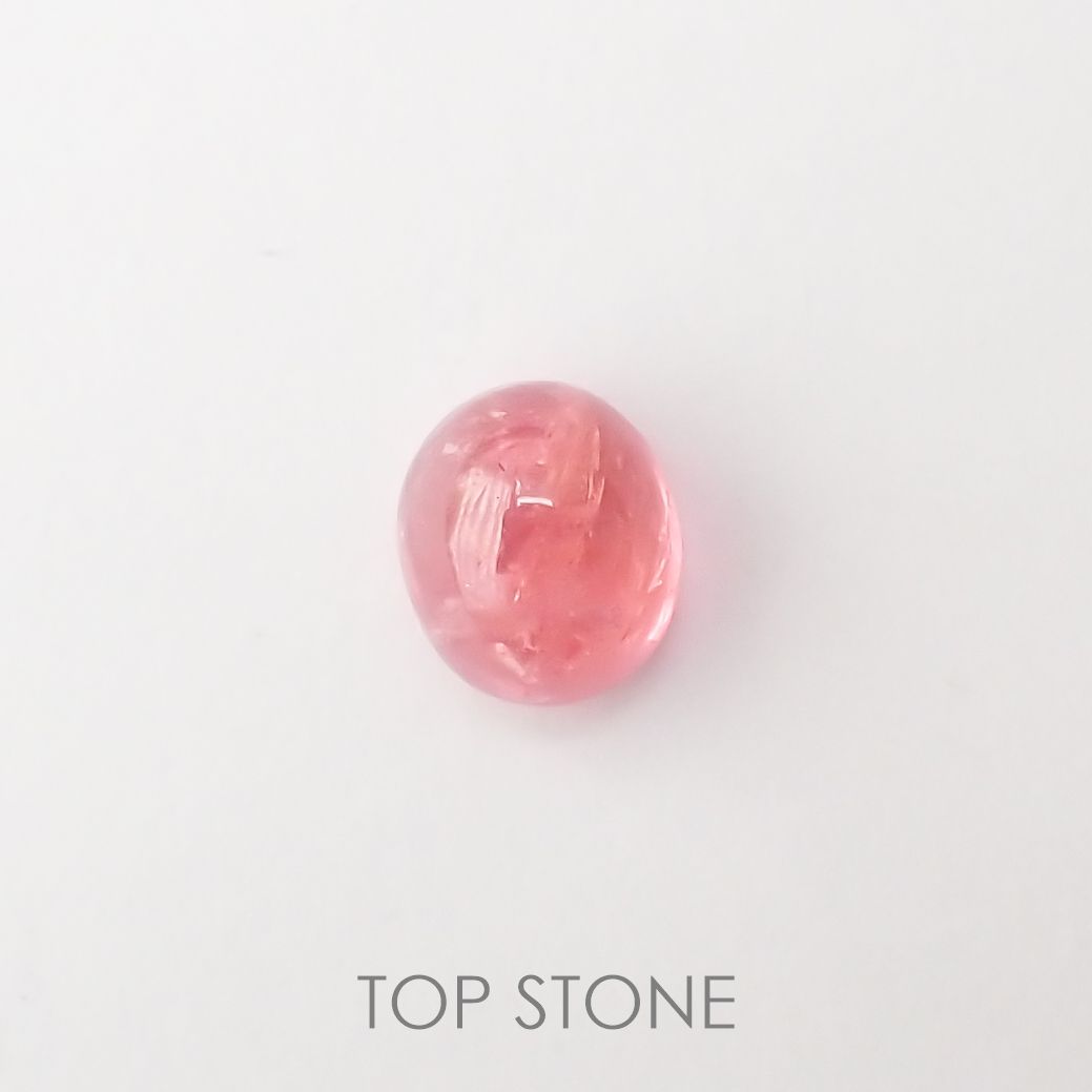 ペツォッタイト(ラズベリル) マダガスカル産 ルース 0.65ct[210410663]5.4×4.6mm前後