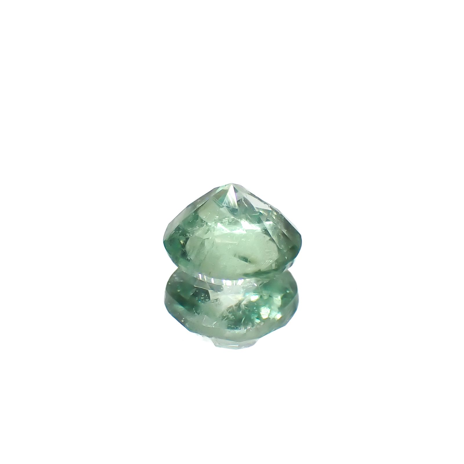 グリーンカイヤナイト タンザニア産 0.97ct[240928812]6x5.9mm前後