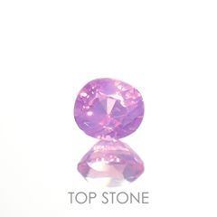 シルキーピンクサファイア 非加熱 ベトナム産 0.23ct[221219210]3.4x3mm前後
