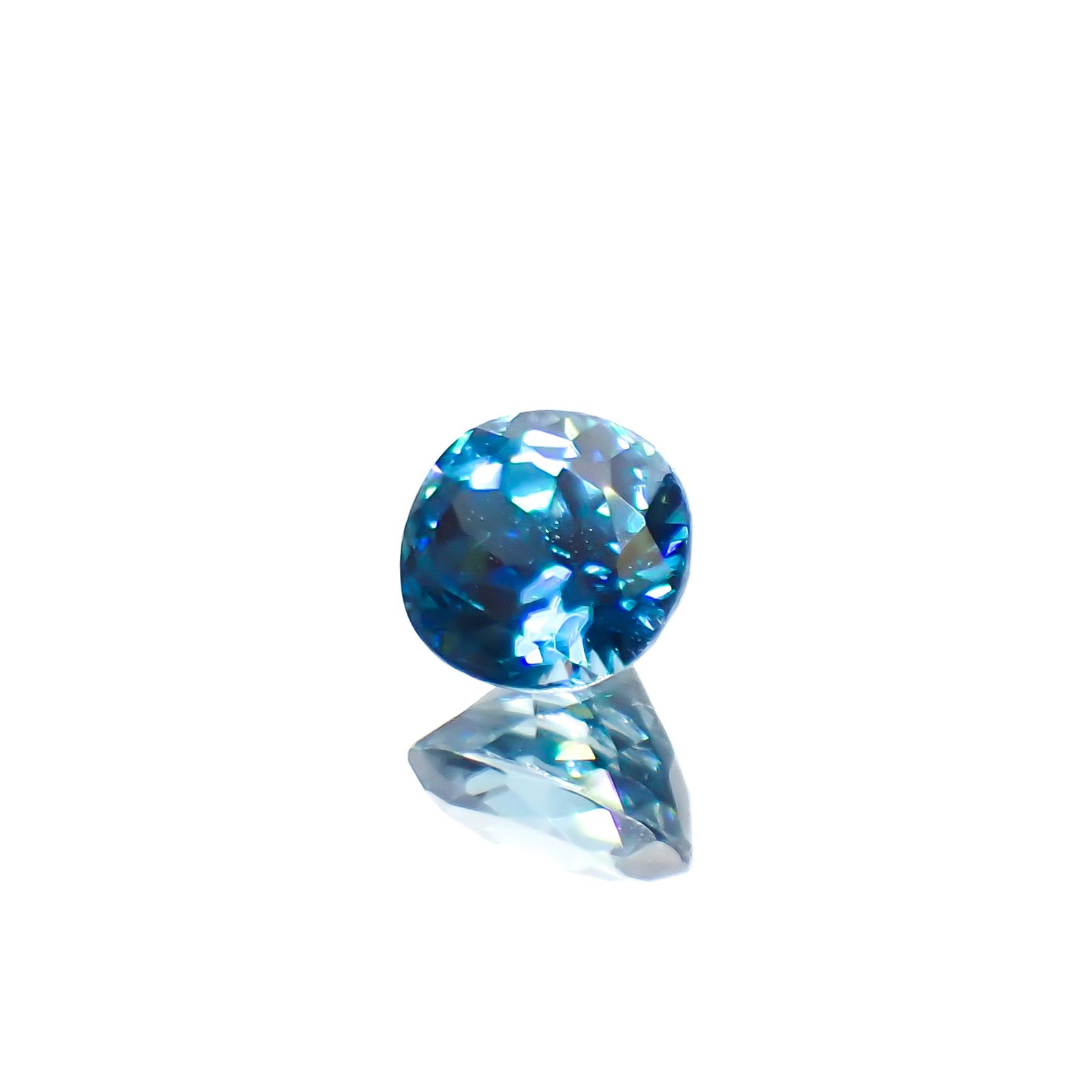 ラタナキリブルージルコン カンボジア産 1.39ct[240728494]6.1x5.6mm前後