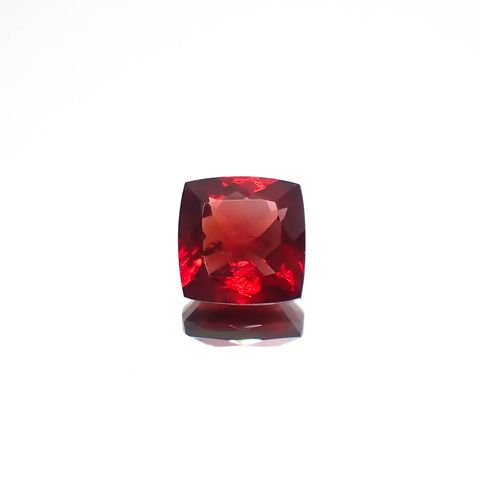 レッドラブラドライト(宝石名ラブラドライト/アンデシン)エチオピア産 1.12ct 識別済[230722734]6.6x6.6mm前後