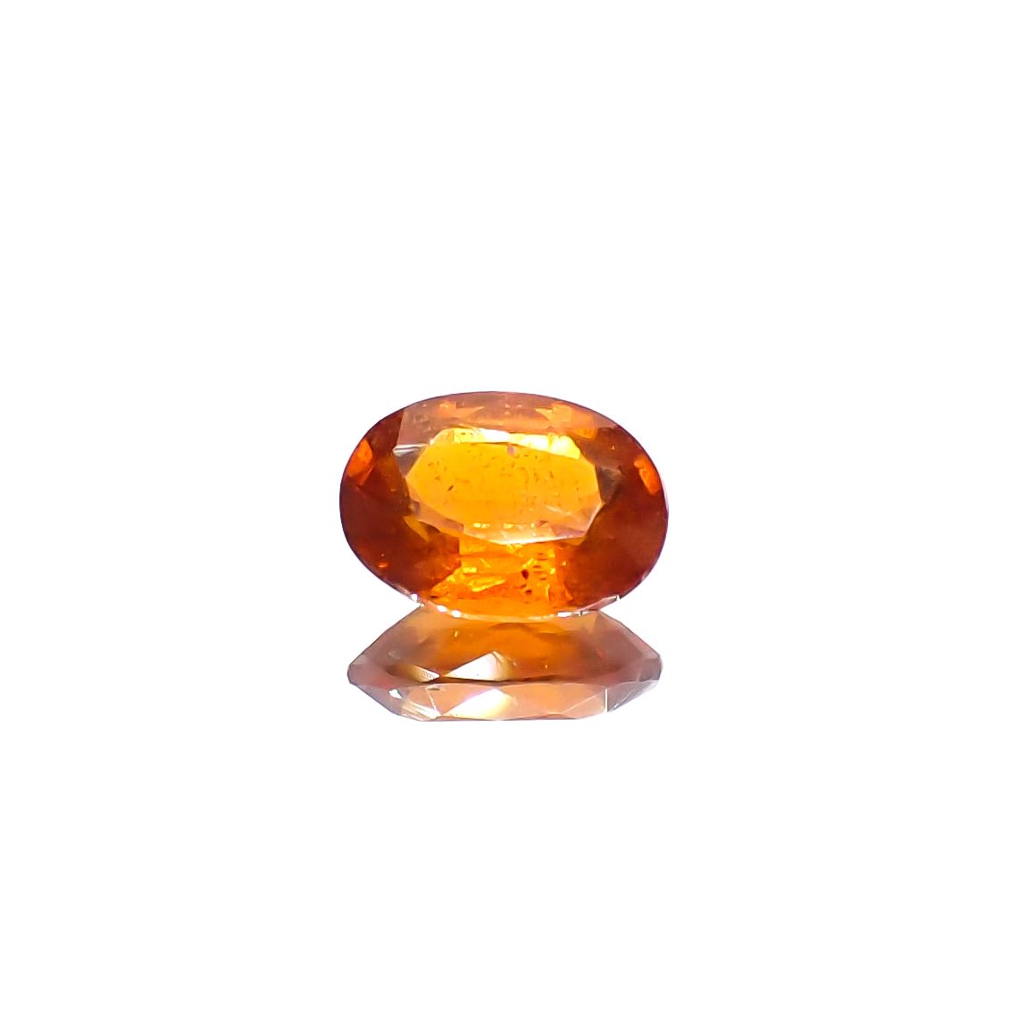 オレンジカイヤナイト ネパール産 0.83ct[240326702]6.8x4.9mm前後