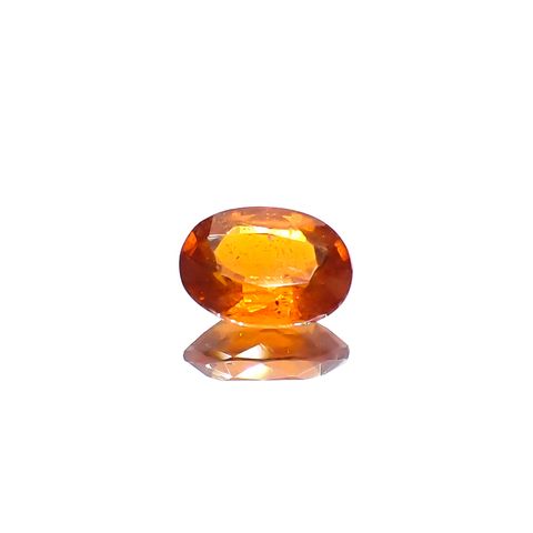 オレンジカイヤナイト ネパール産 0.83ct[240326702]6.8x4.9mm前後