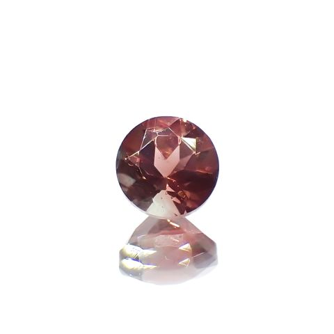バイカラーオレゴンサンストーン(宝石名バイカラー・ラブラドライト)アメリカ・オレゴン州産 0.56ct 識別済[230722719]5.1x5.1mm前後