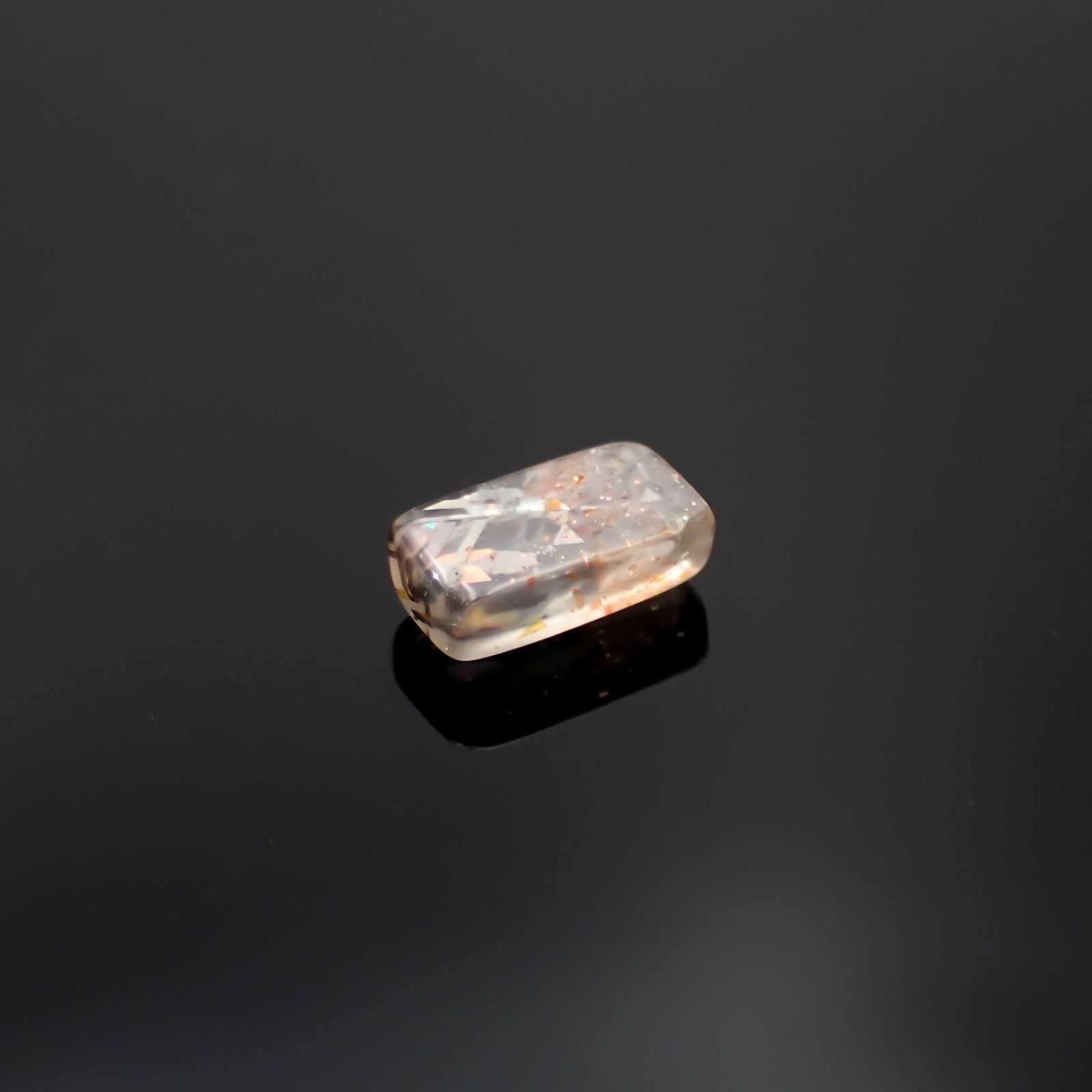 レインボーラティスサンストーン オーストラリア産 0.65ct[230321096]6.9x3.5mm前後