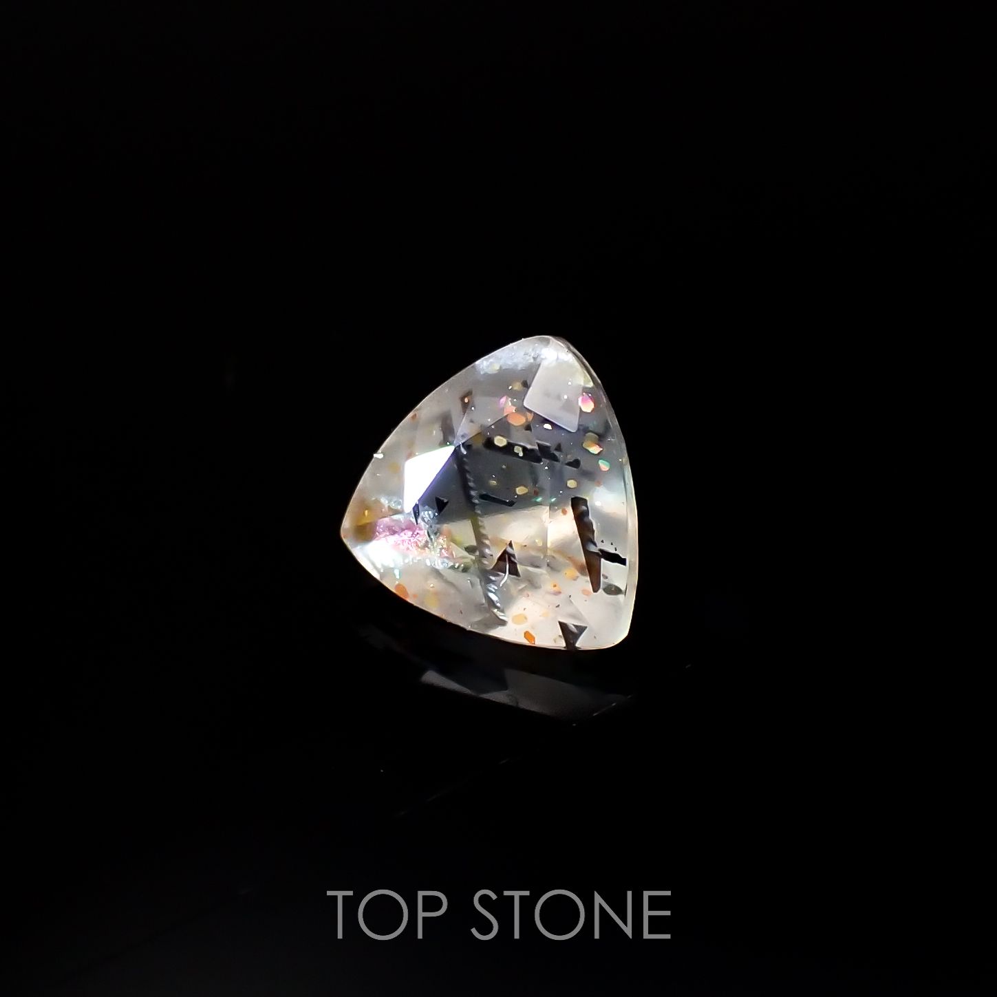 レインボーラティスサンストーン オーストラリア産 0.35ct[230120336]4.8x5mm前後 | TOP STONE(トップストーン)