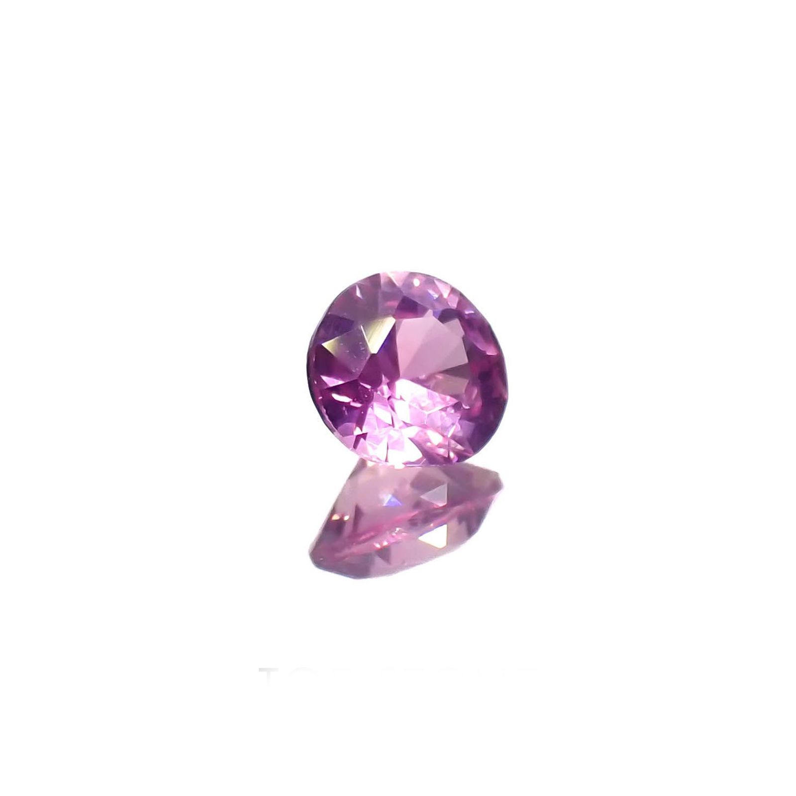 シルキーピンクサファイア 非加熱 ベトナム産 0.38ct[230120258]4.2x4.1mm前後
