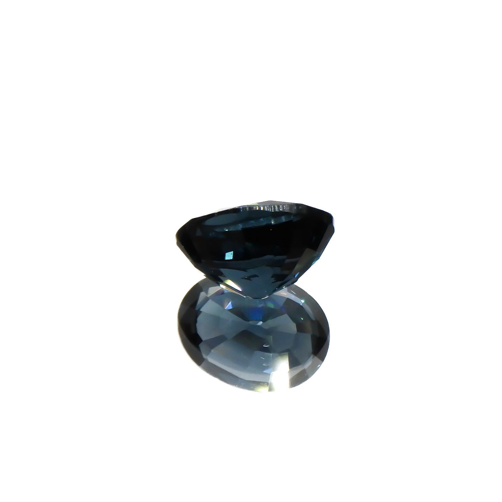 ブルースピネル(宝石名ブルー・スピネル)スリランカ産 1.291ct ソ付(日独)[220817490]7.41x5.57mm前後