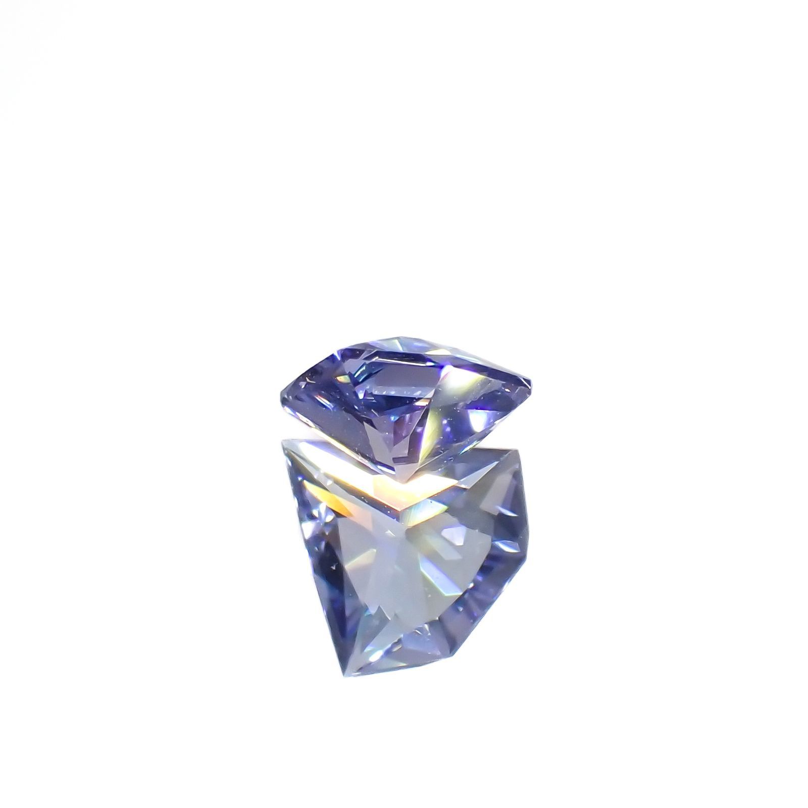 ◇カスタムカット◇タンザナイト(宝石名タンザナイト)タンザニア産 0.54ct 識別済[221118963]6.2x6.6mm前後