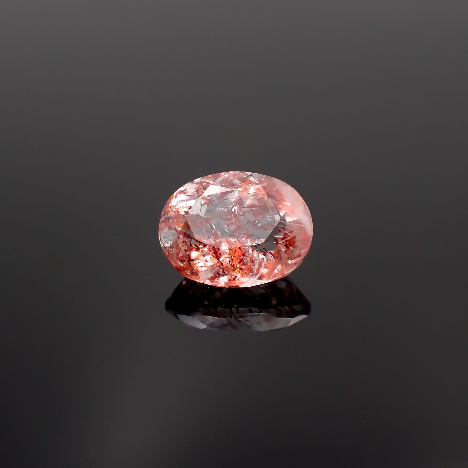 ファイヤークォーツ ナイジェリア産 2.01ct[230421746]9.2x7.4mm前後