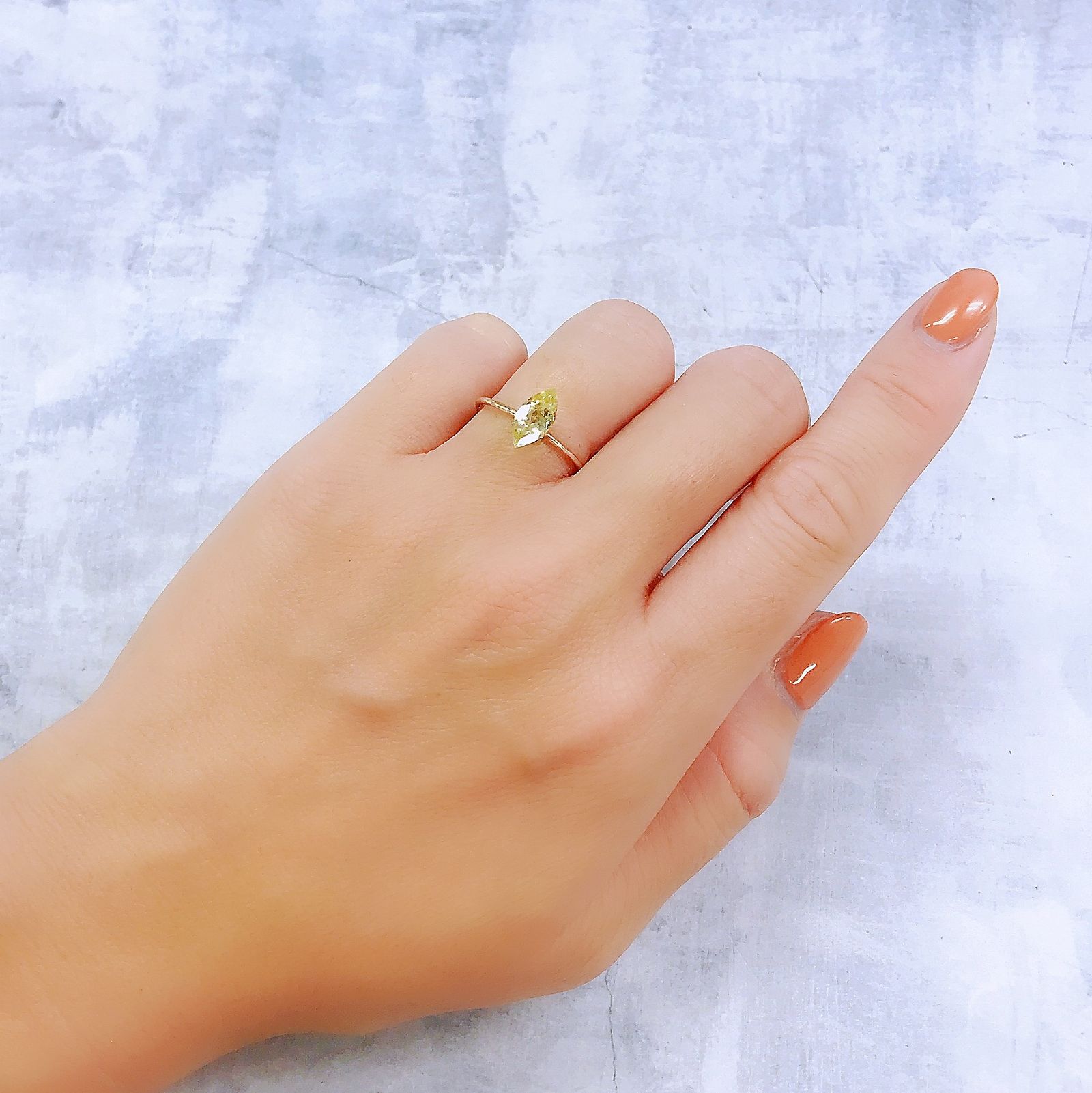 インペリアルトパーズ ブラジル産 1.09ct[221018514]9.6x4.8mm前後