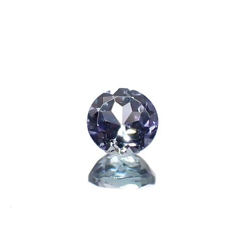 バイカラータンザナイト(宝石名ゾイサイト)タンザニア産 0.42ct 識別済[240828604]4.5x4.5mm前後