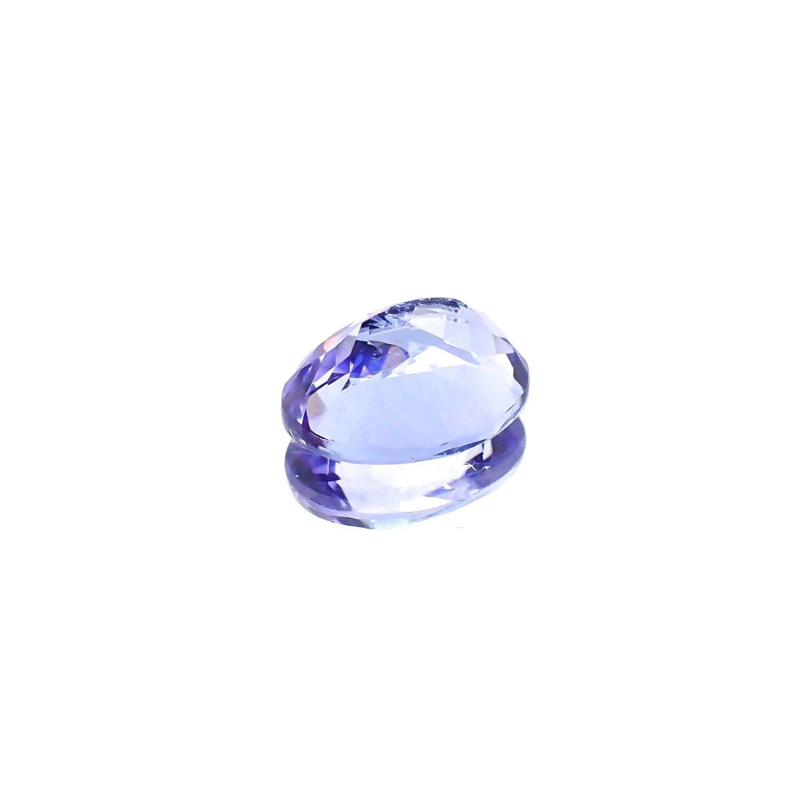 タンザナイト(宝石名タンザナイト)タンザニア産 識別済 1.74ct / 8.5x6.5mm前後 [230723006]